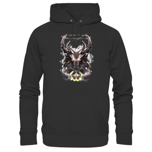 Deviliusdrawer Godless Deer - Organic Basic Hoodie