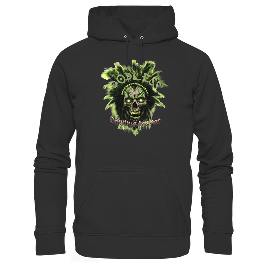 Deviliusdrawer Godless Skull - Organic Basic Hoodie