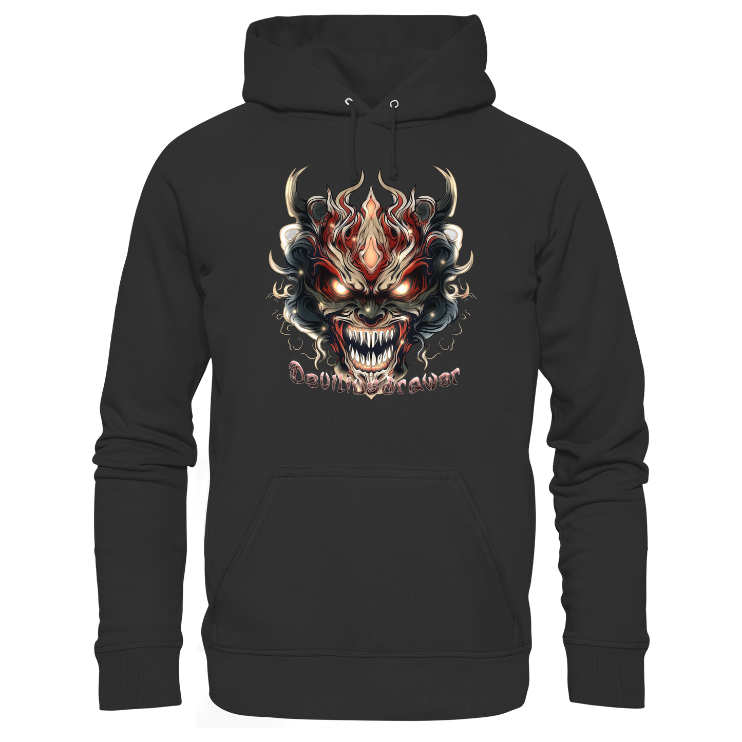 Deviliusdrawer Evil Vamp Mask - Organic Basic Hoodie