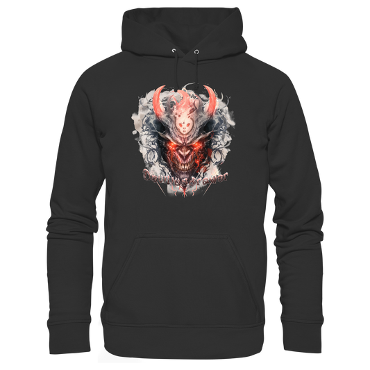 Deviliusdrawer Red Horn Devil - Organic Basic Hoodie