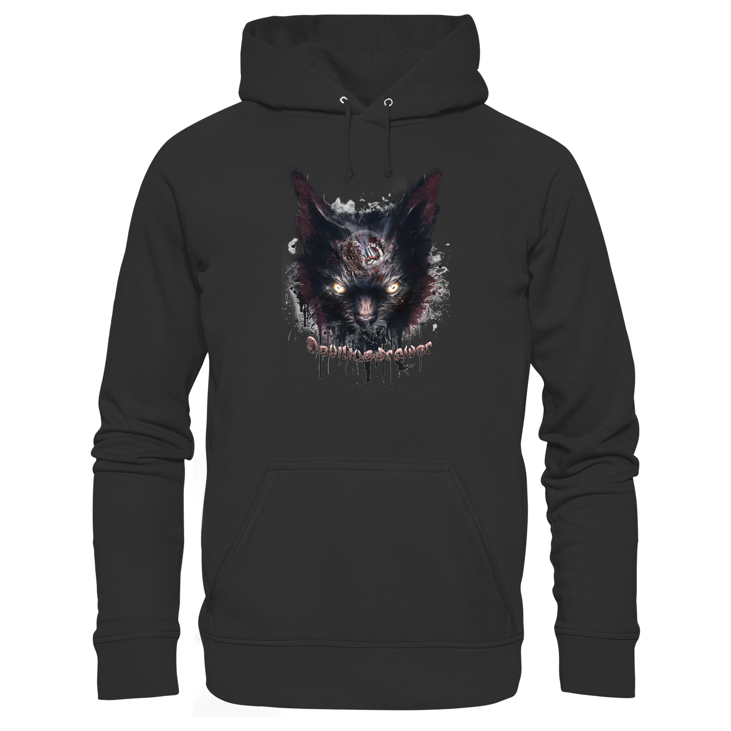 Deviliusdrawer Zombie Cat - Organic Basic Hoodie