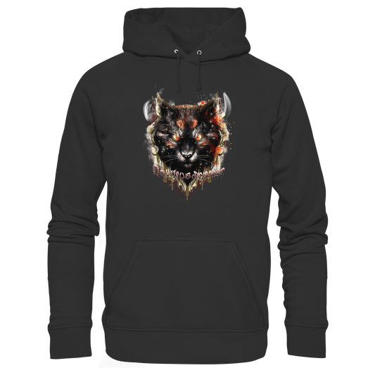 Deviliusdrawer Red Devil Cat - Organic Basic Hoodie