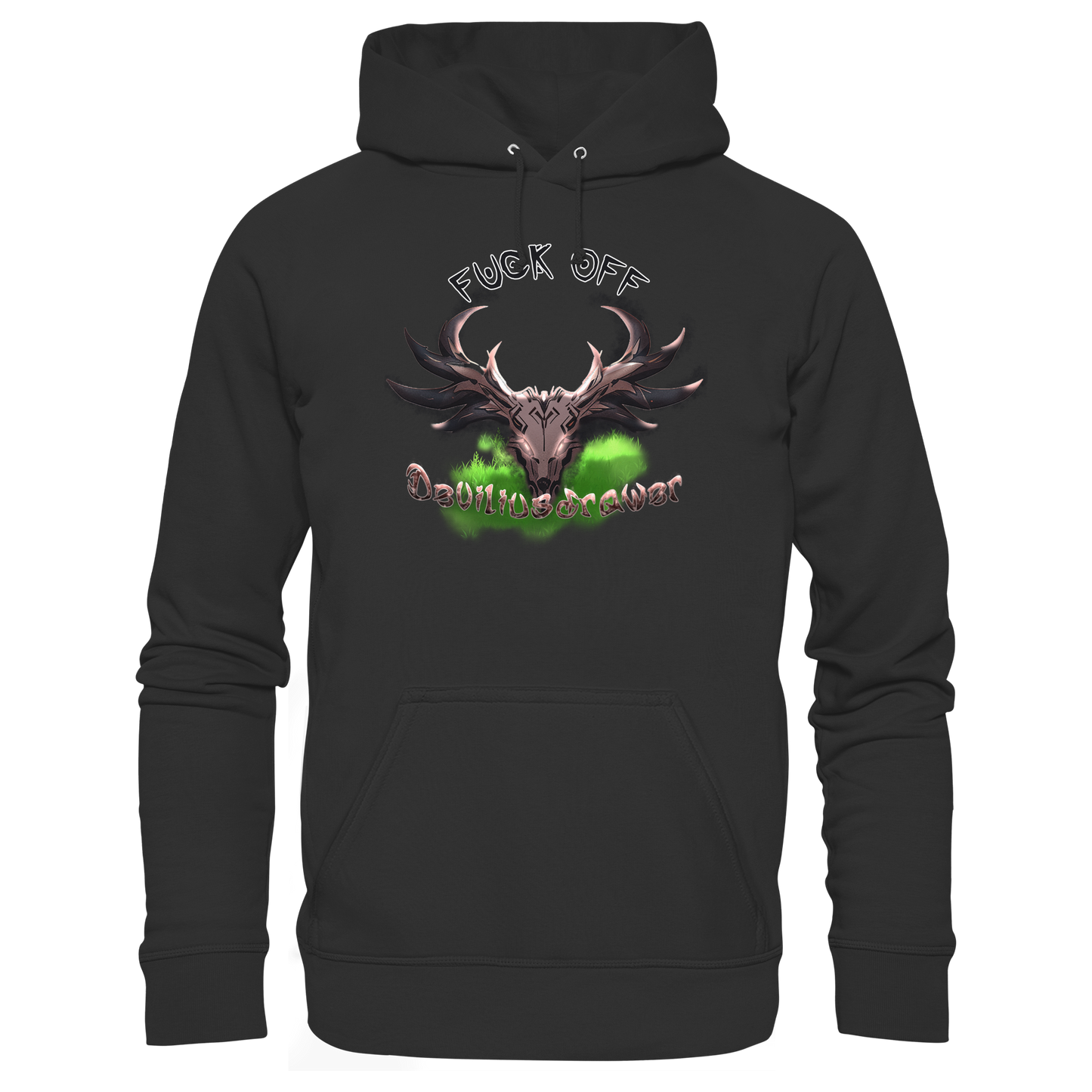 Deviliusdrawer Bad Deer - Organic Basic Hoodie
