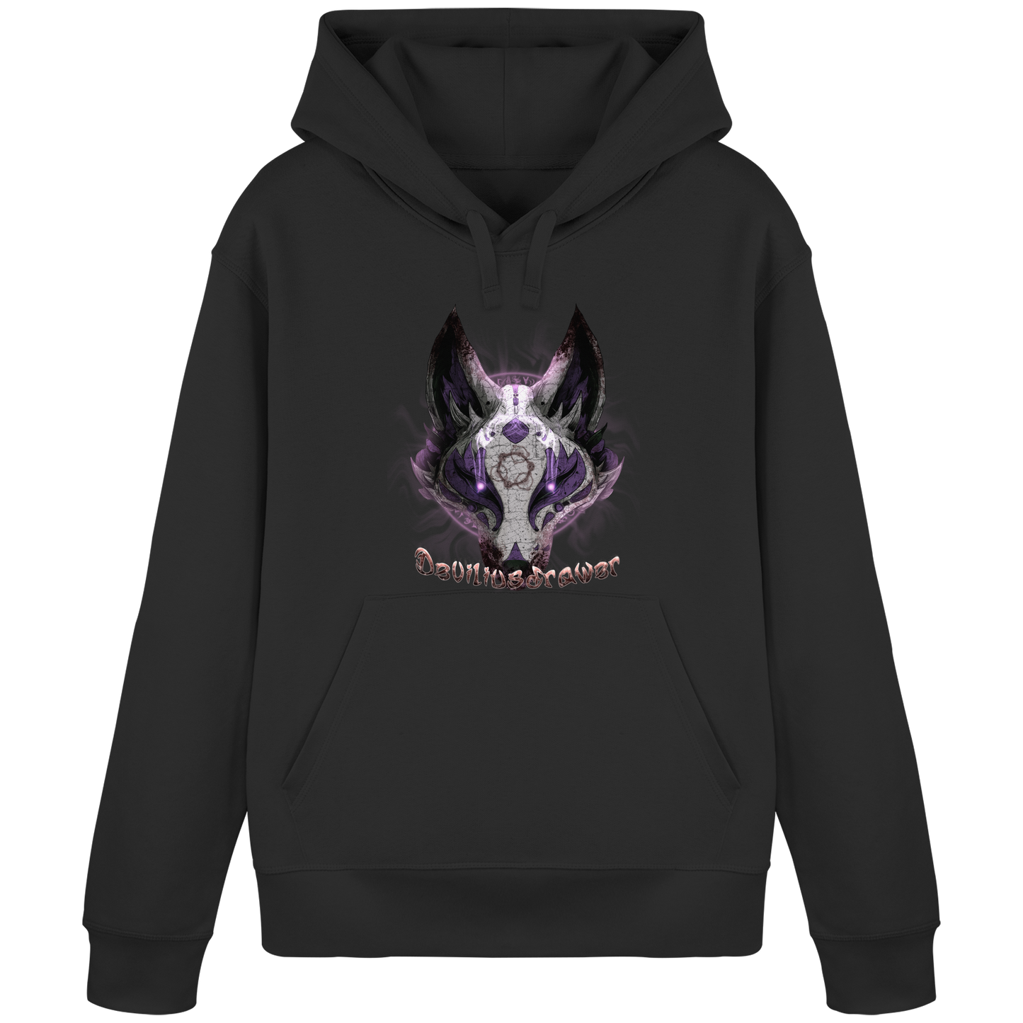 Deviliusdrawer Dark Kitsune - Organic Basic Hoodie