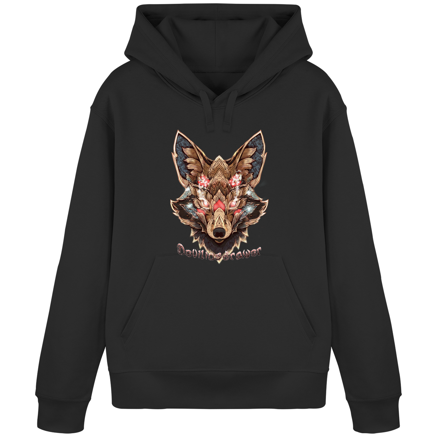 Deviliusdrawer Cristal Kitsune - Organic Basic Hoodie