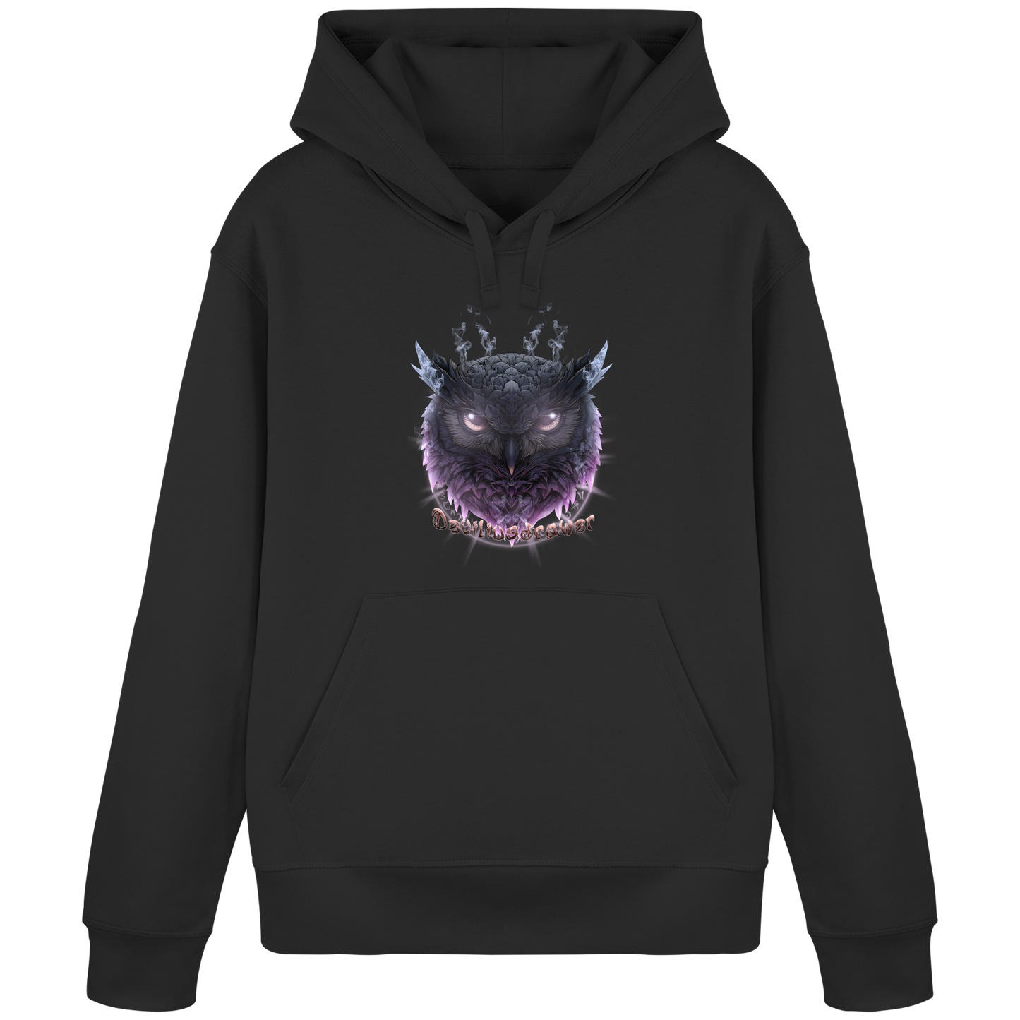 Deviliusdrawer Darkness Owl - Organic Basic Hoodie