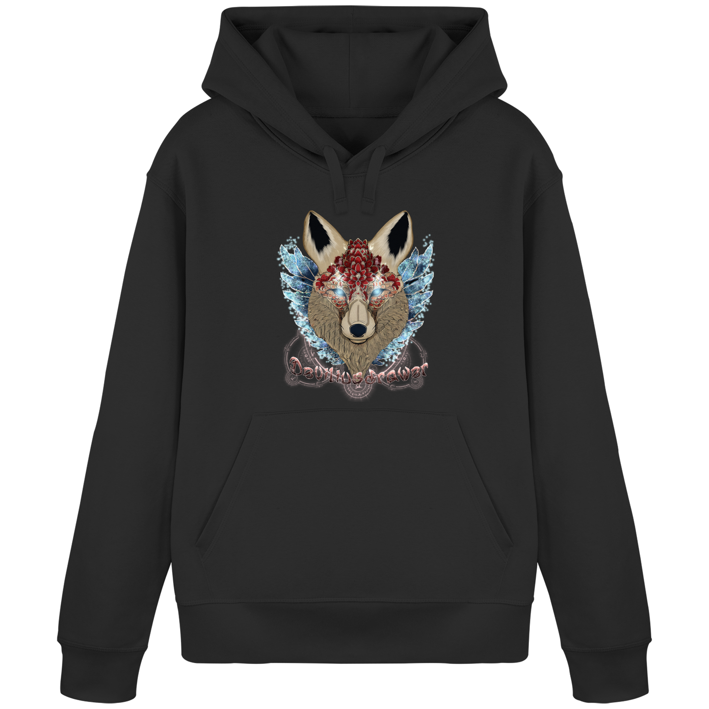 Deviliusdrawer Diamond Kitsune - Organic Basic Hoodie