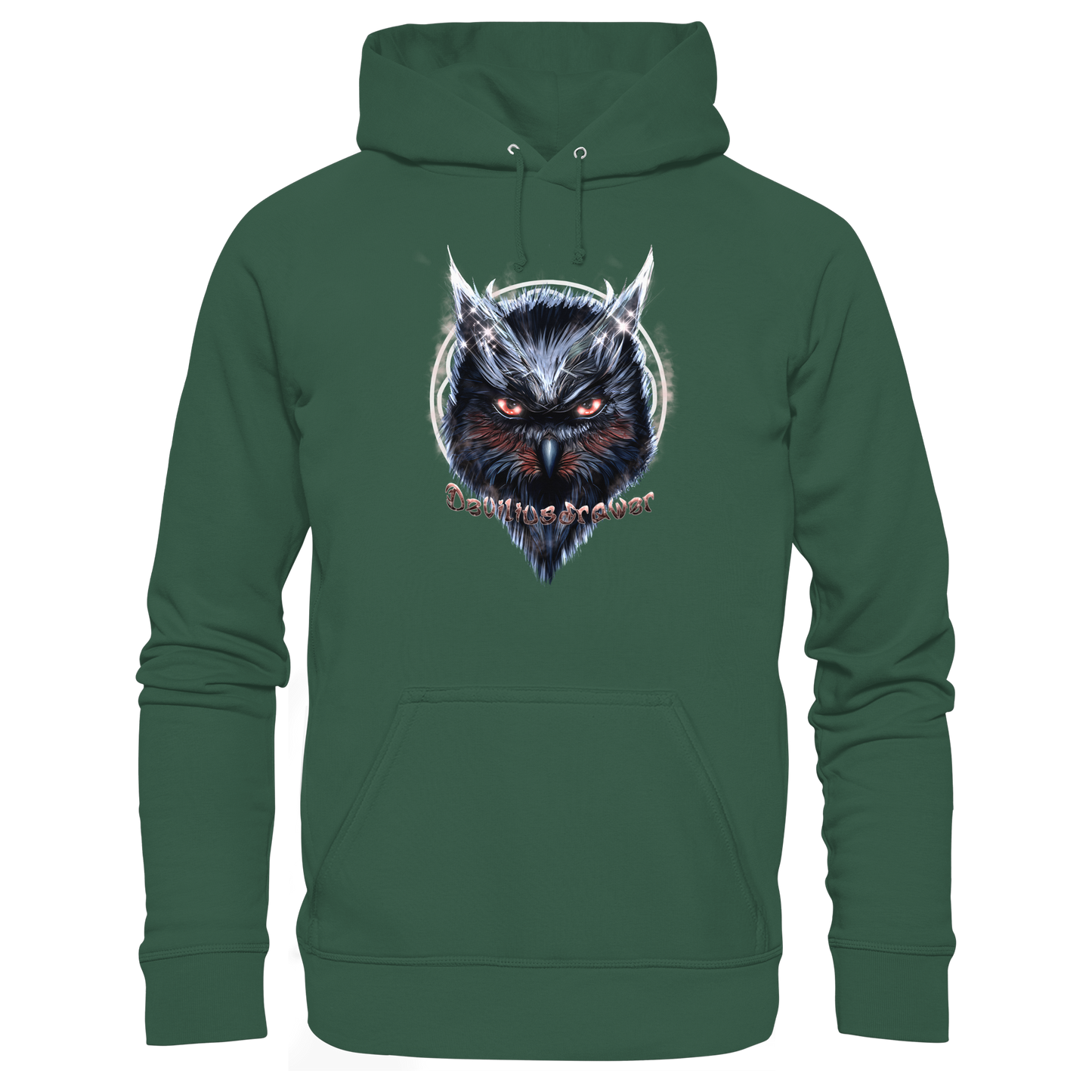 Deviliusdrawer Fire Owl - Organic Basic Hoodie