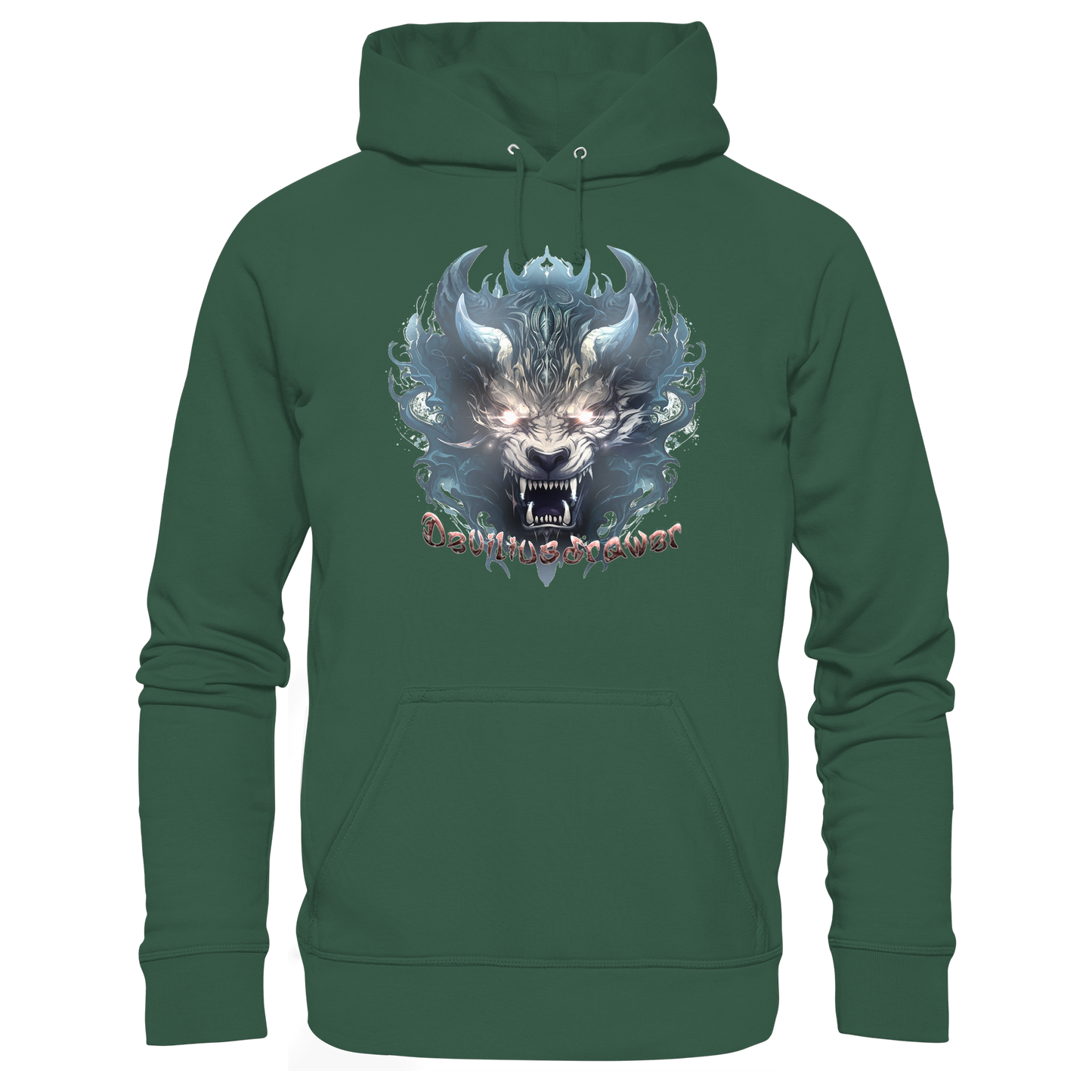 Deviliusdrawer Water Horn Tiger - Organic Basic Hoodie