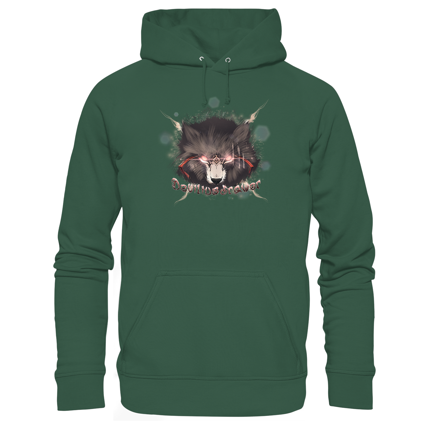 Deviliusdrawer Sparking Wolf - Organic Basic Hoodie