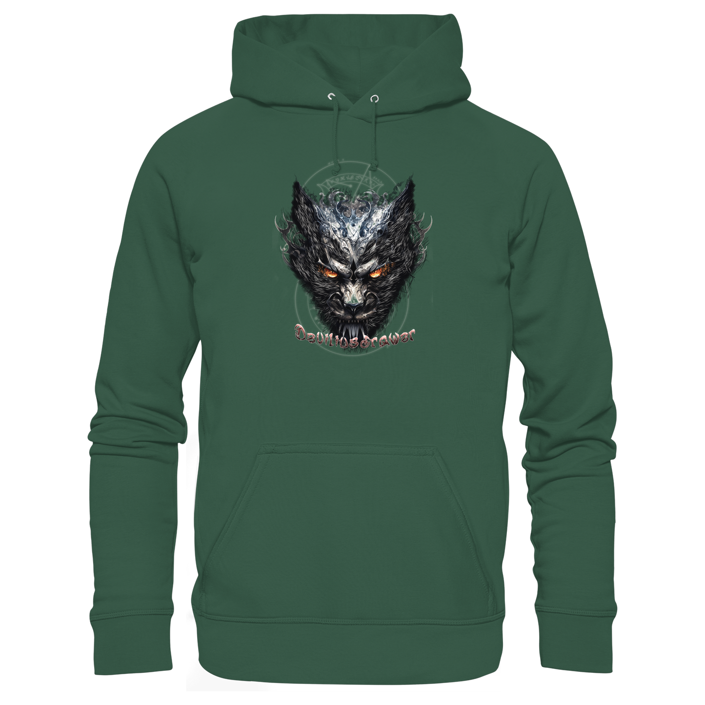 Deviliusdrawer Iron Cat - Organic Basic Hoodie