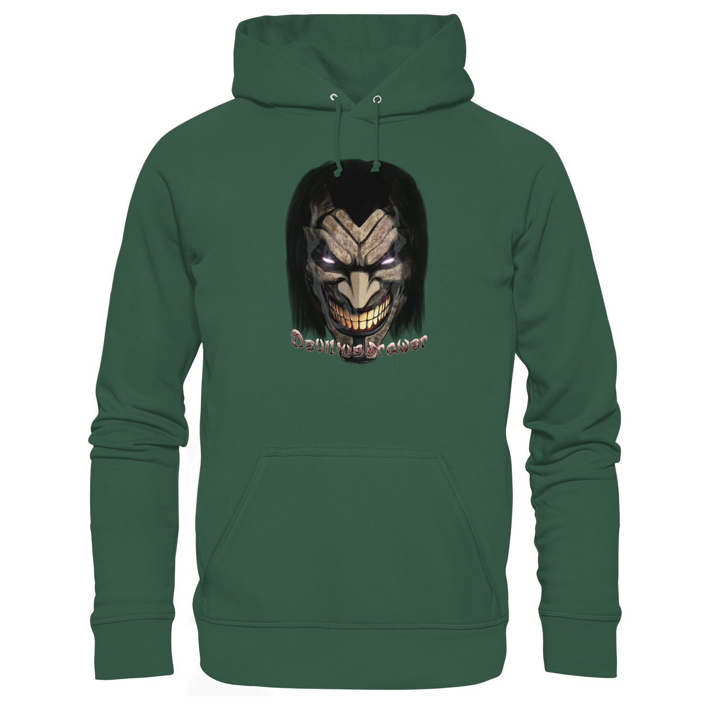 Deviliusdrawer Smiling Devil - Organic Basic Hoodie