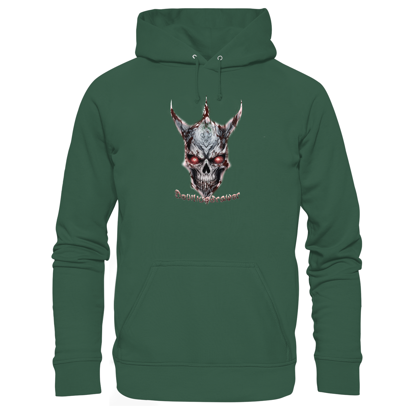 Deviliusdrawer Bloody Skeleton - Organic Basic Hoodie