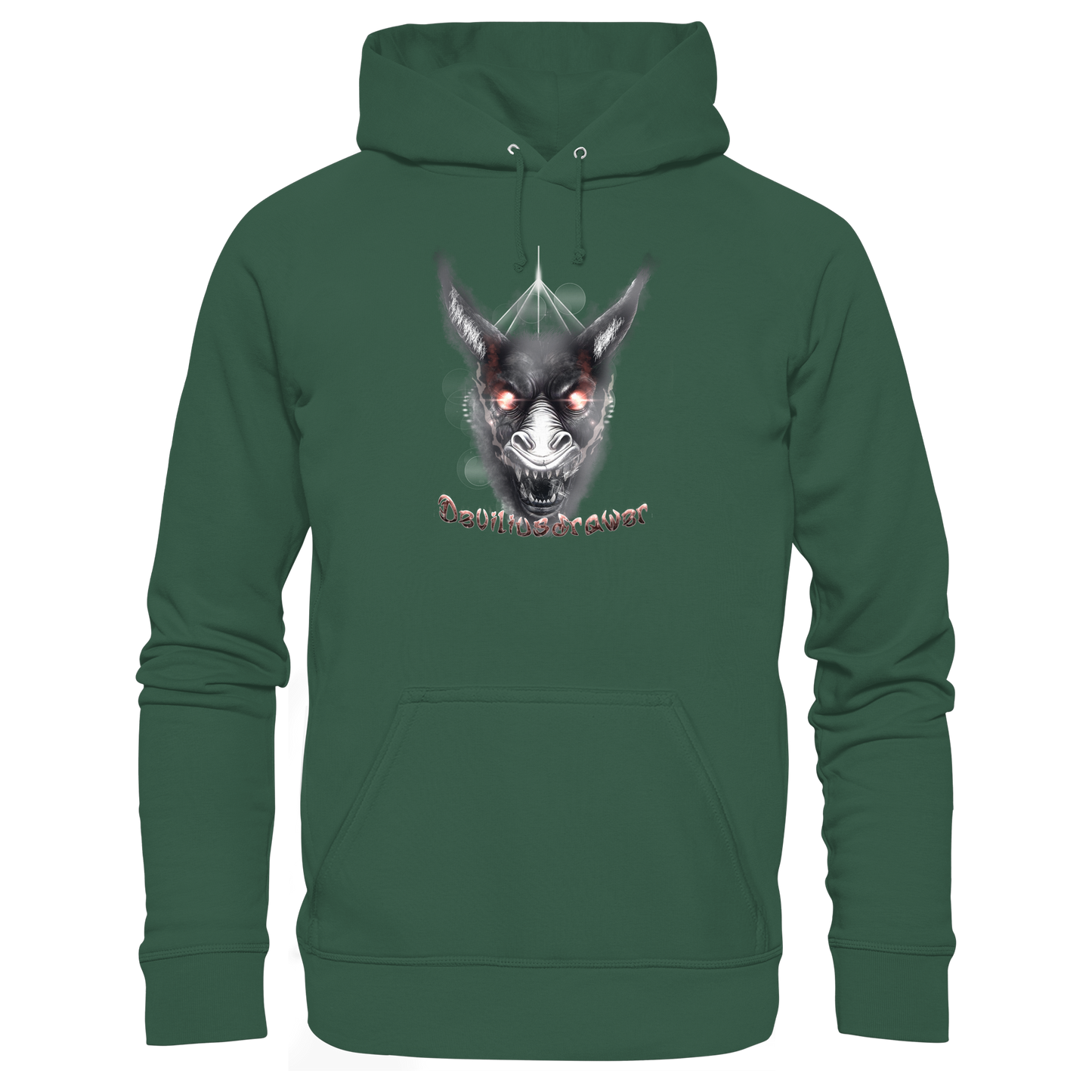Deviliusdrawer Evil Donkey - Organic Basic Hoodie