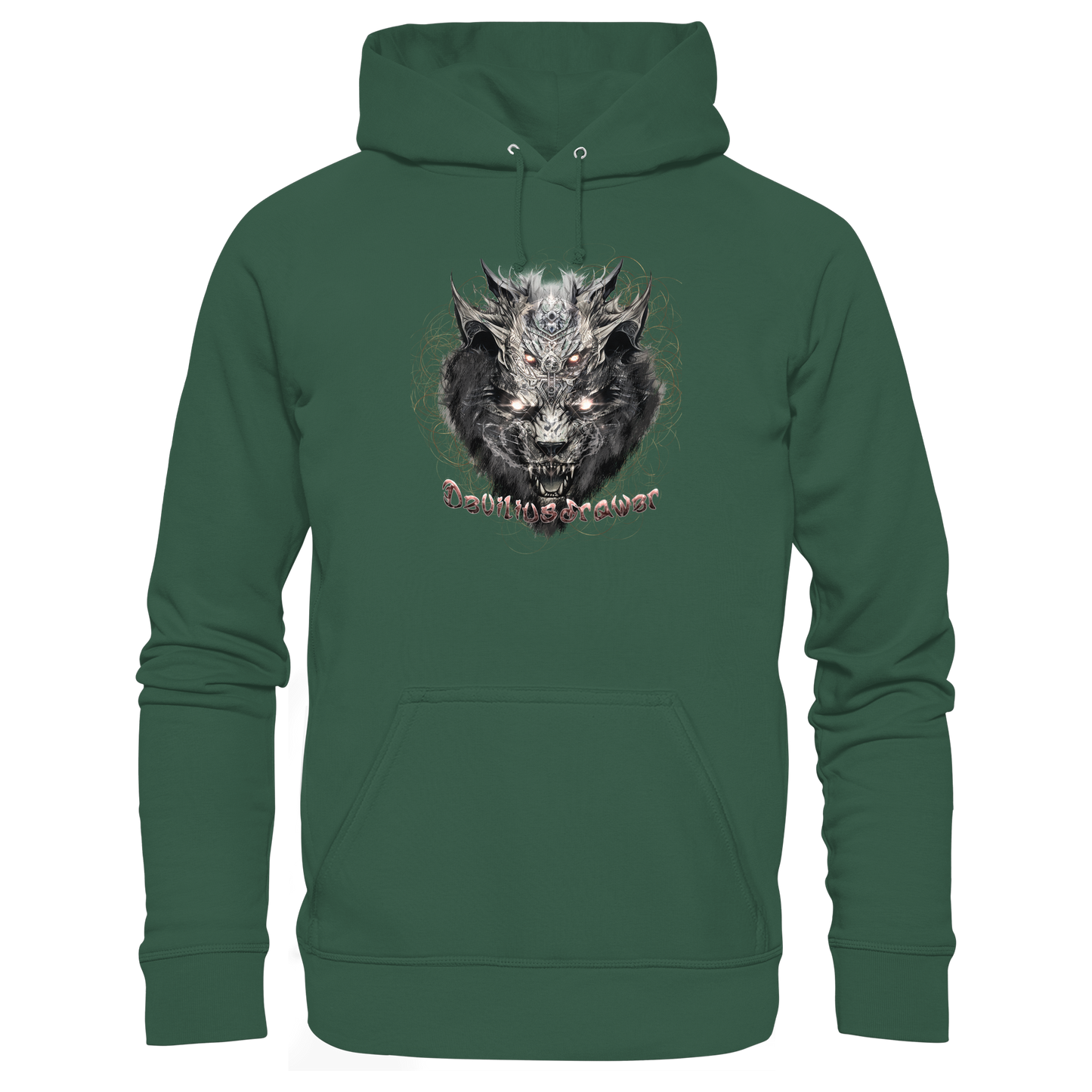 Deviliusdrawer Magical Beast Cat - Organic Basic Hoodie