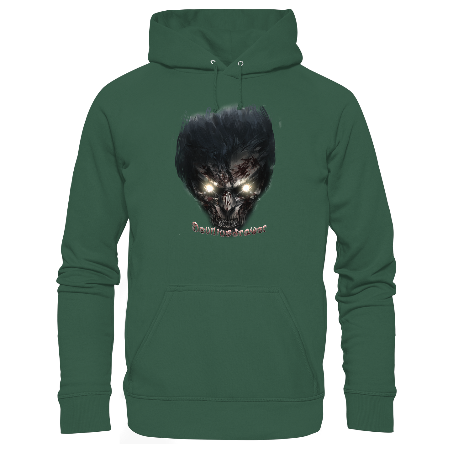 Deviliusdrawer Dark Zombie - Organic Basic Hoodie