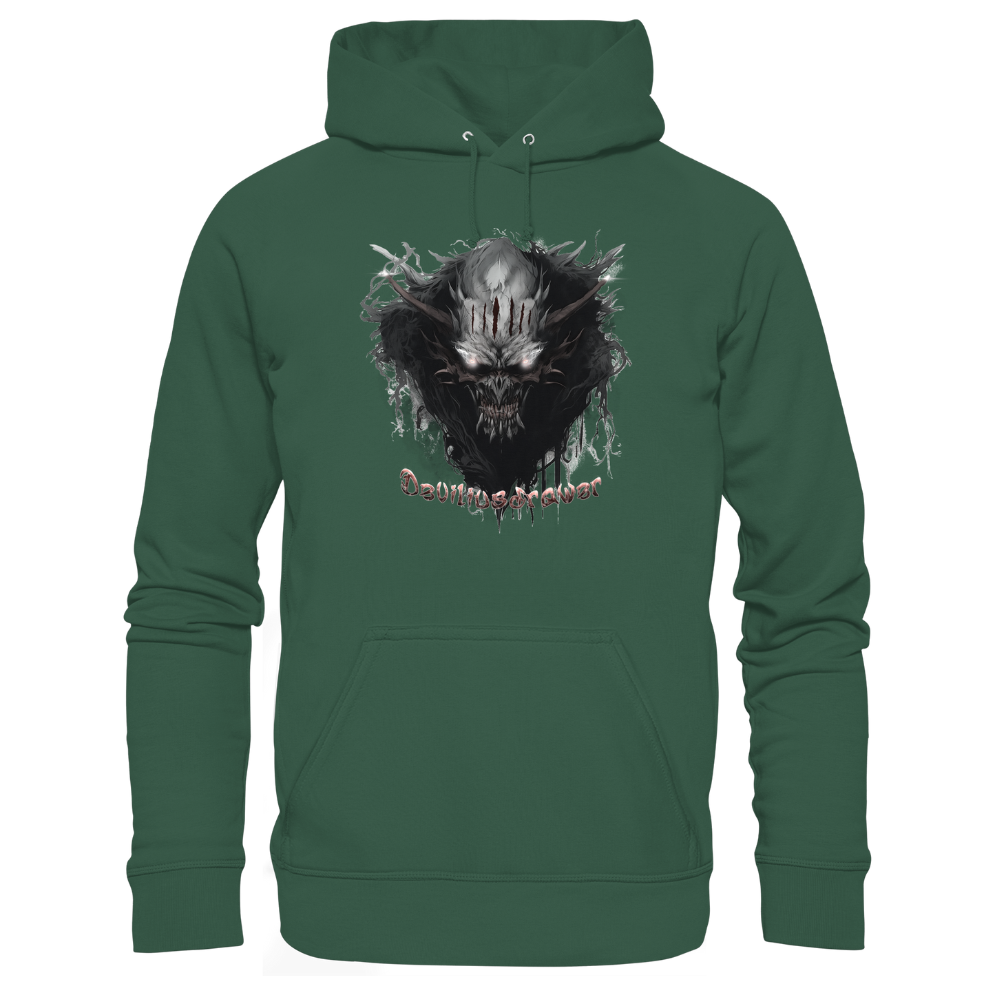 Deviliusdrawer Dark Smoke Demon - Organic Basic Hoodie