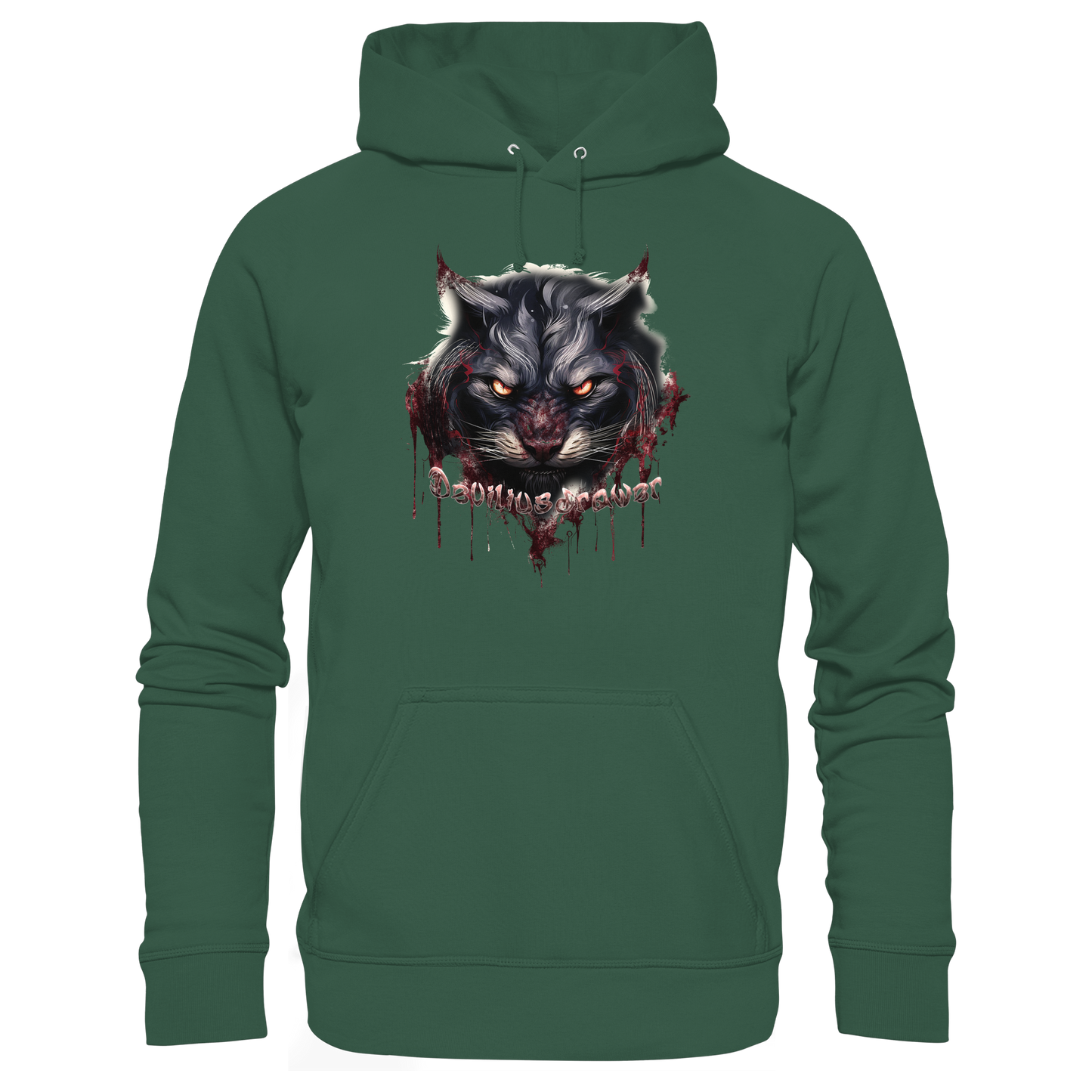 Deviliusdrawer Badass Cat - Organic Basic Hoodie