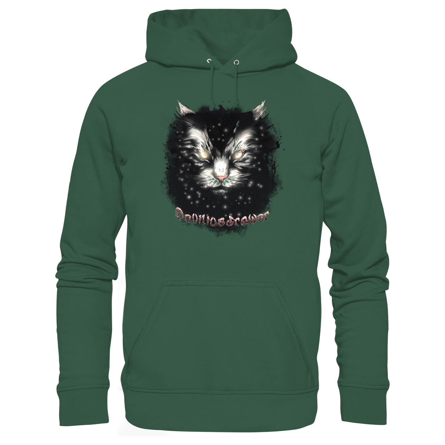 Deviliusdrawer Star Cat - Organic Basic Hoodie
