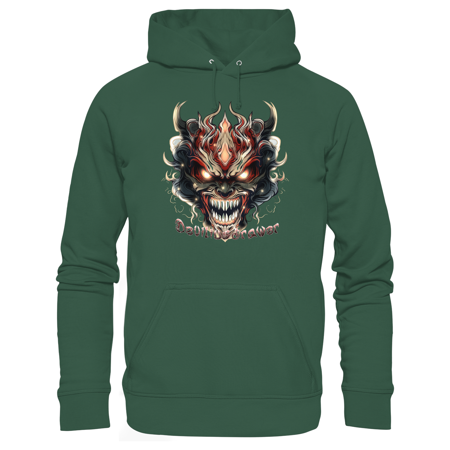Deviliusdrawer Evil Vamp Mask - Organic Basic Hoodie