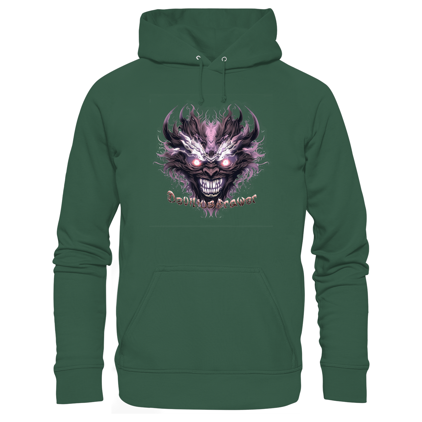 Deviliusdrawer Crazy Mask - Organic Basic Hoodie