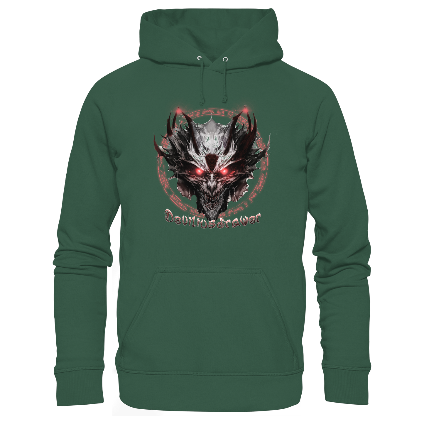 Deviliusdrawer Magic Glow Devil - Organic Basic Hoodie