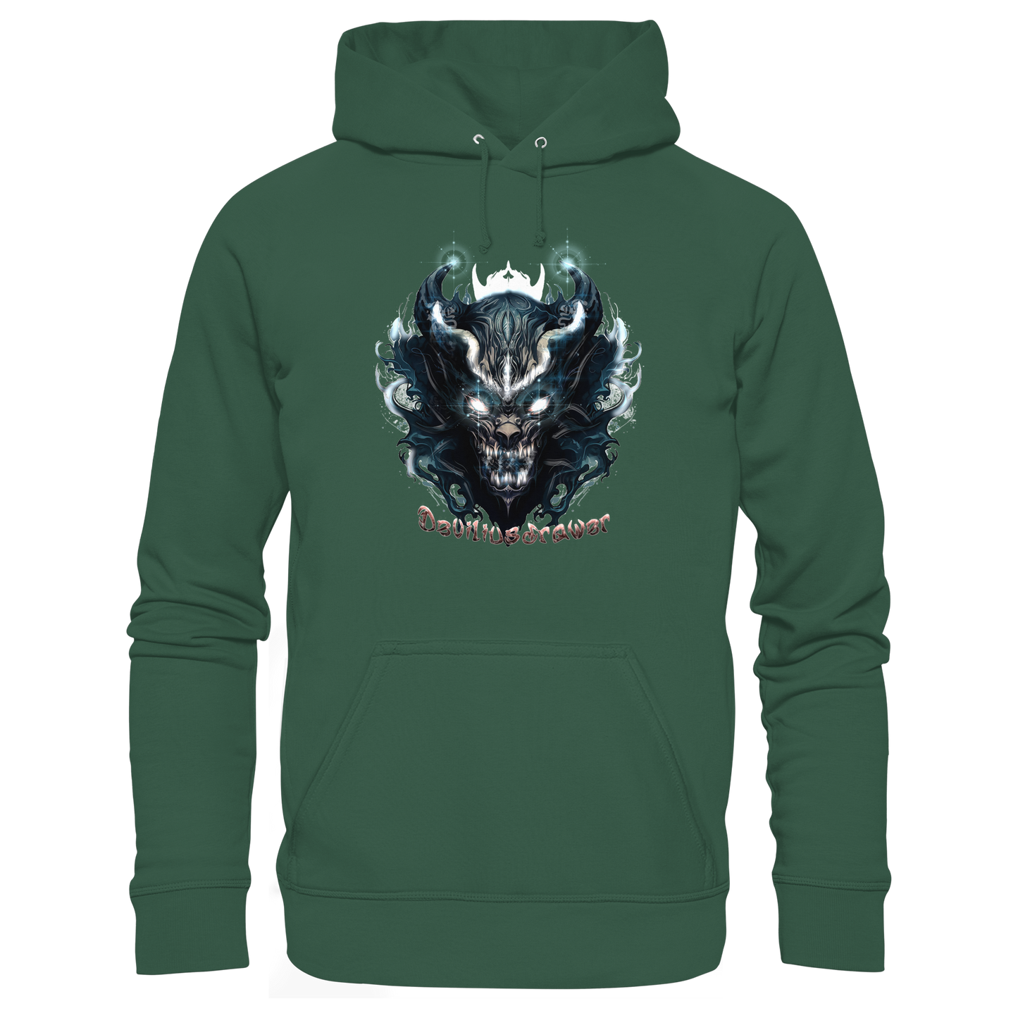 Deviliusdrawer Demonic Star - Organic Basic Hoodie