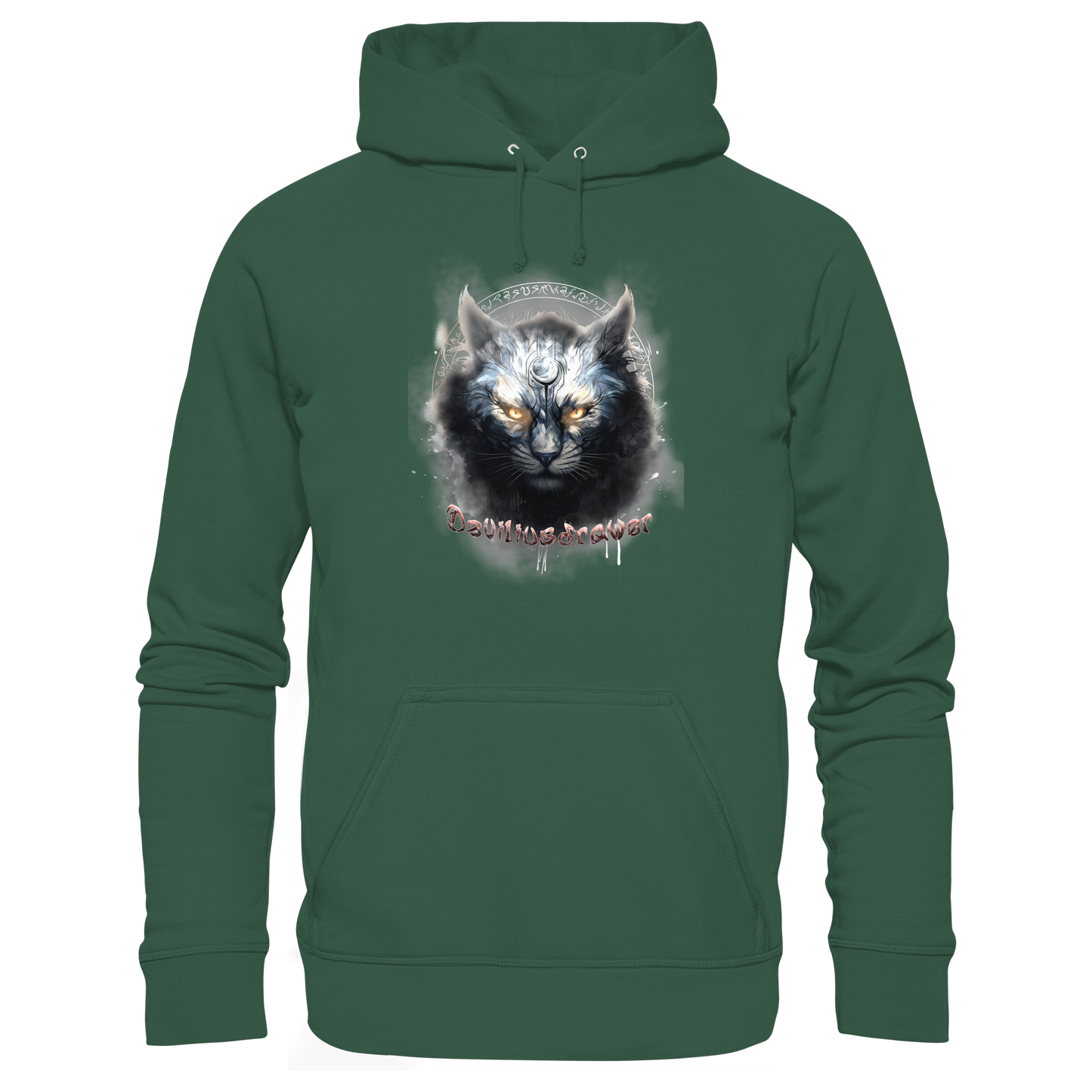 Deviliusdrawer Mysthic Cat - Organic Basic Hoodie