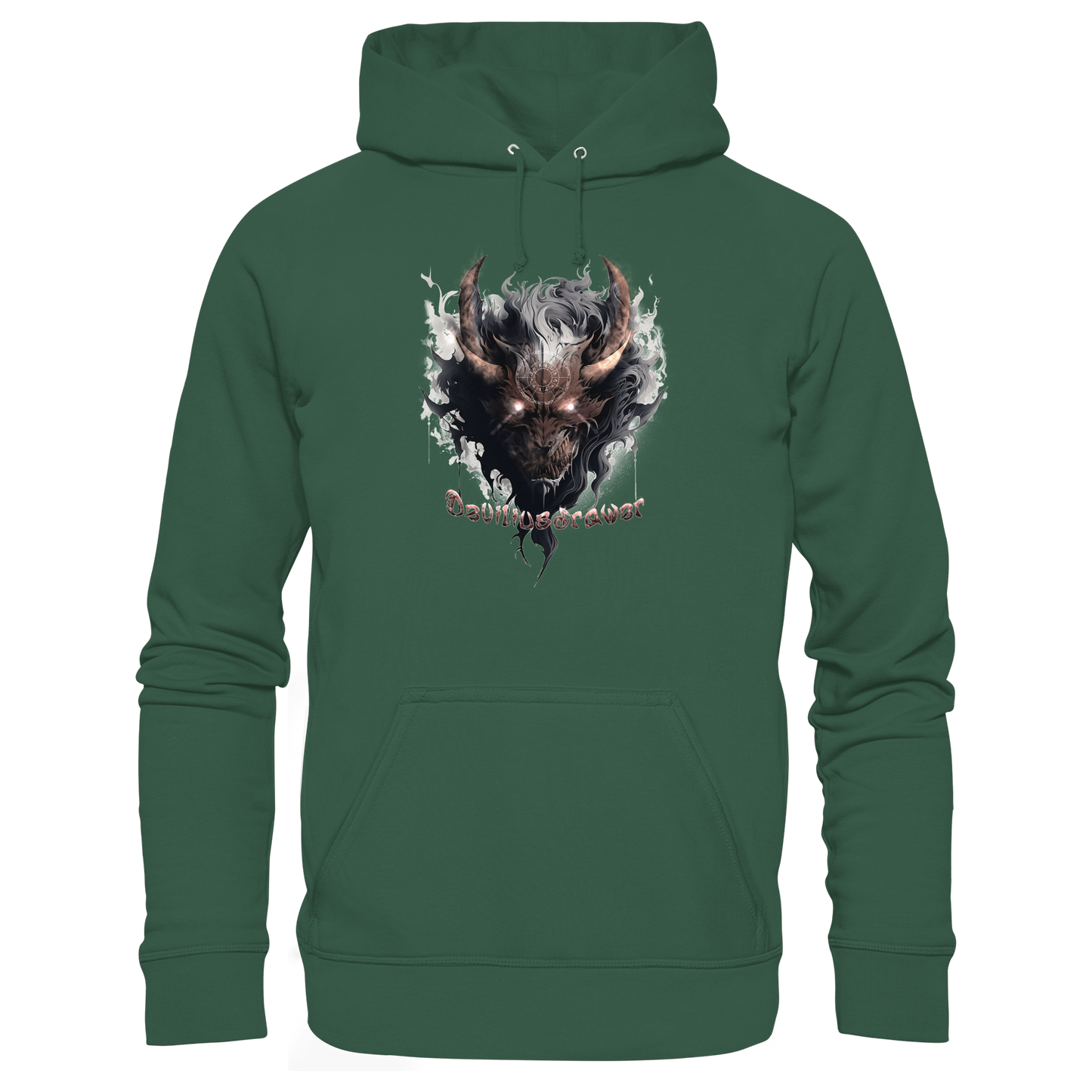 Deviliusdrawer Magic Redeyed Demon - Organic Basic Hoodie