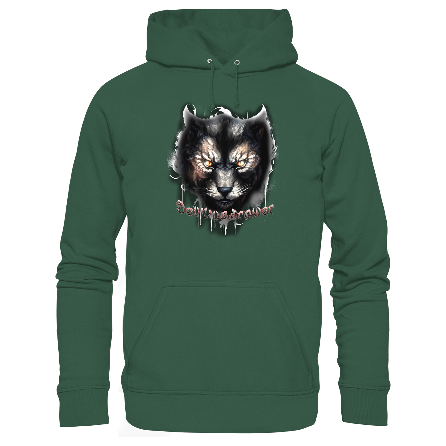 Deviliusdrawer Vampire Cat - Organic Basic Hoodie