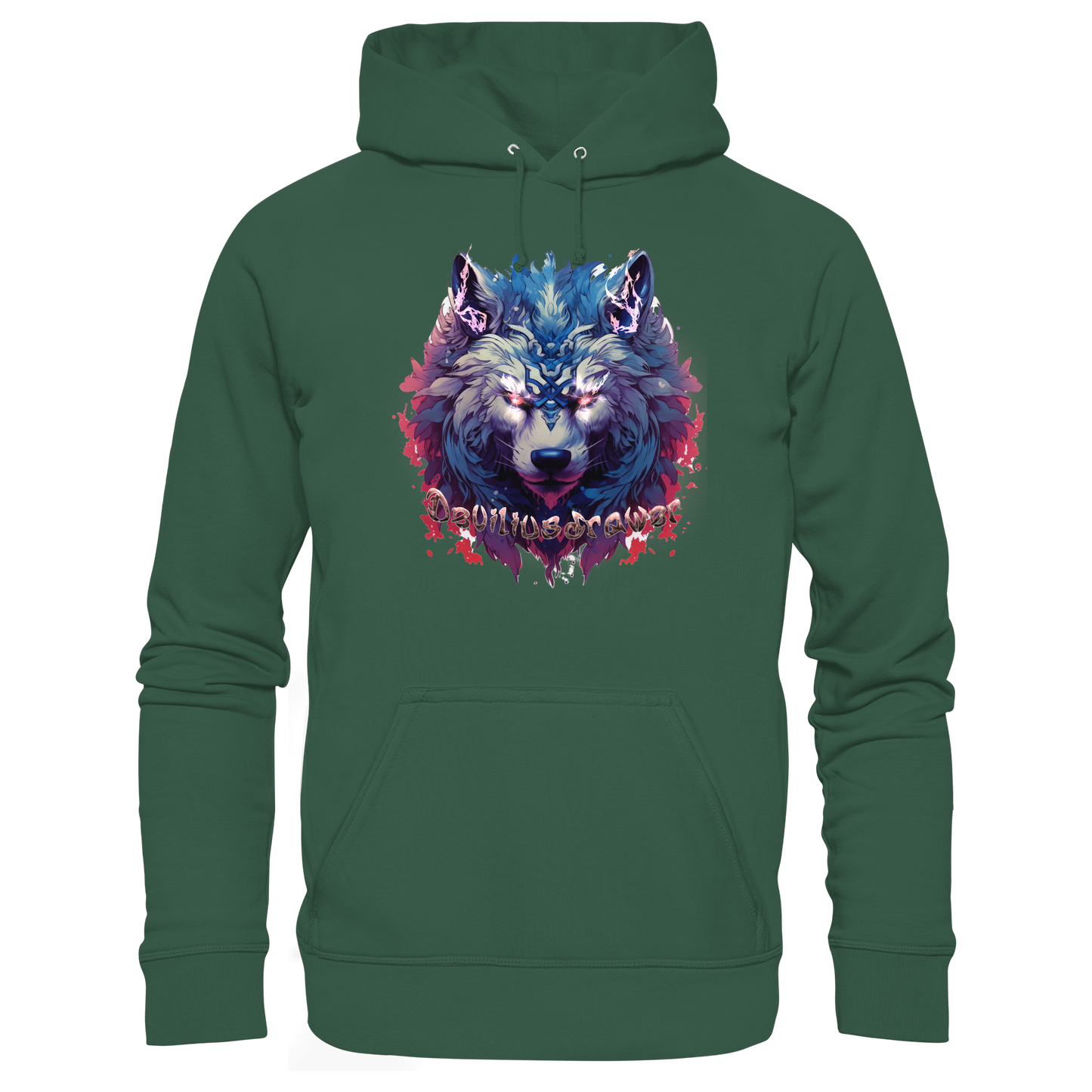 Deviliusdrawer Magic Wolf - Organic Basic Hoodie