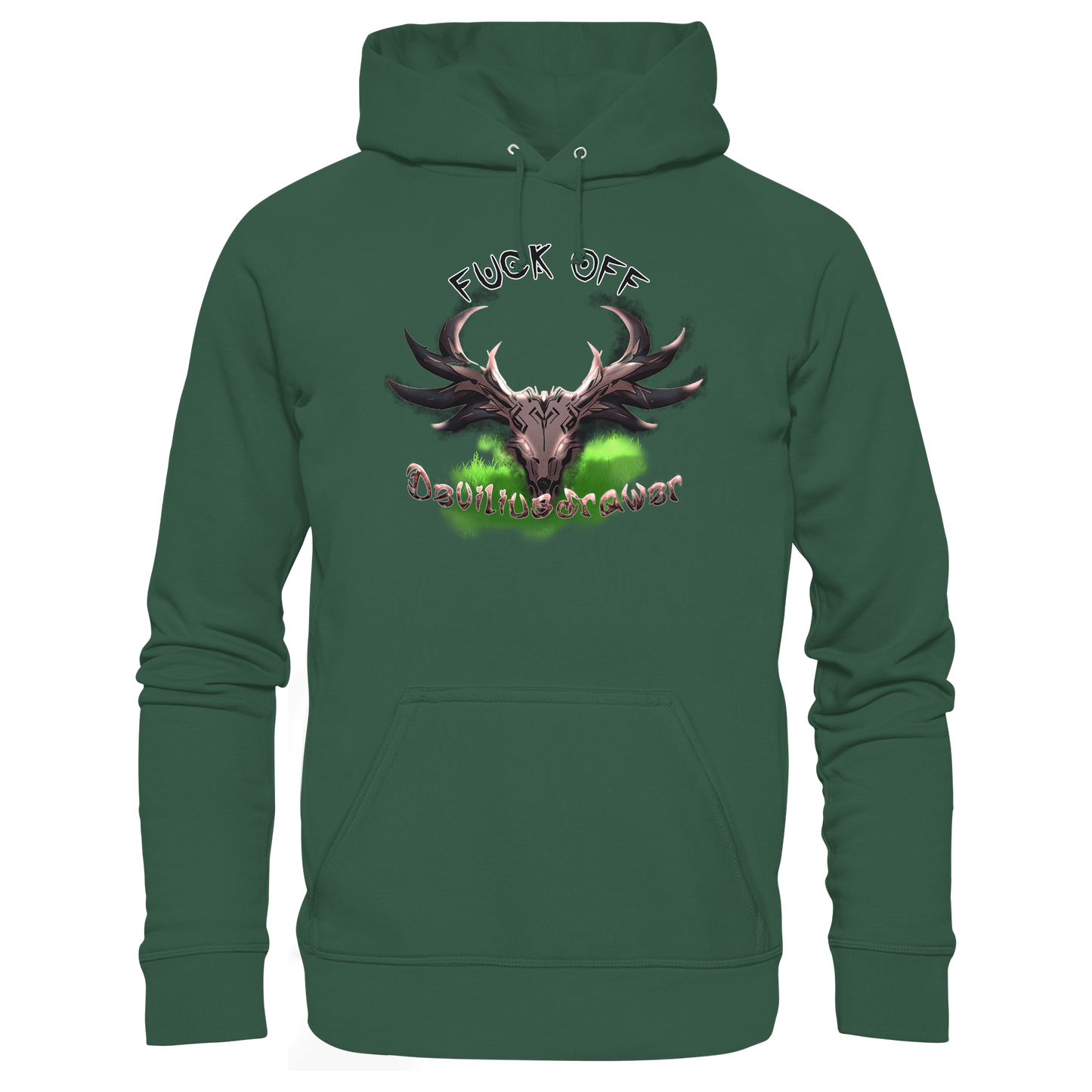 Deviliusdrawer Bad Deer - Organic Basic Hoodie