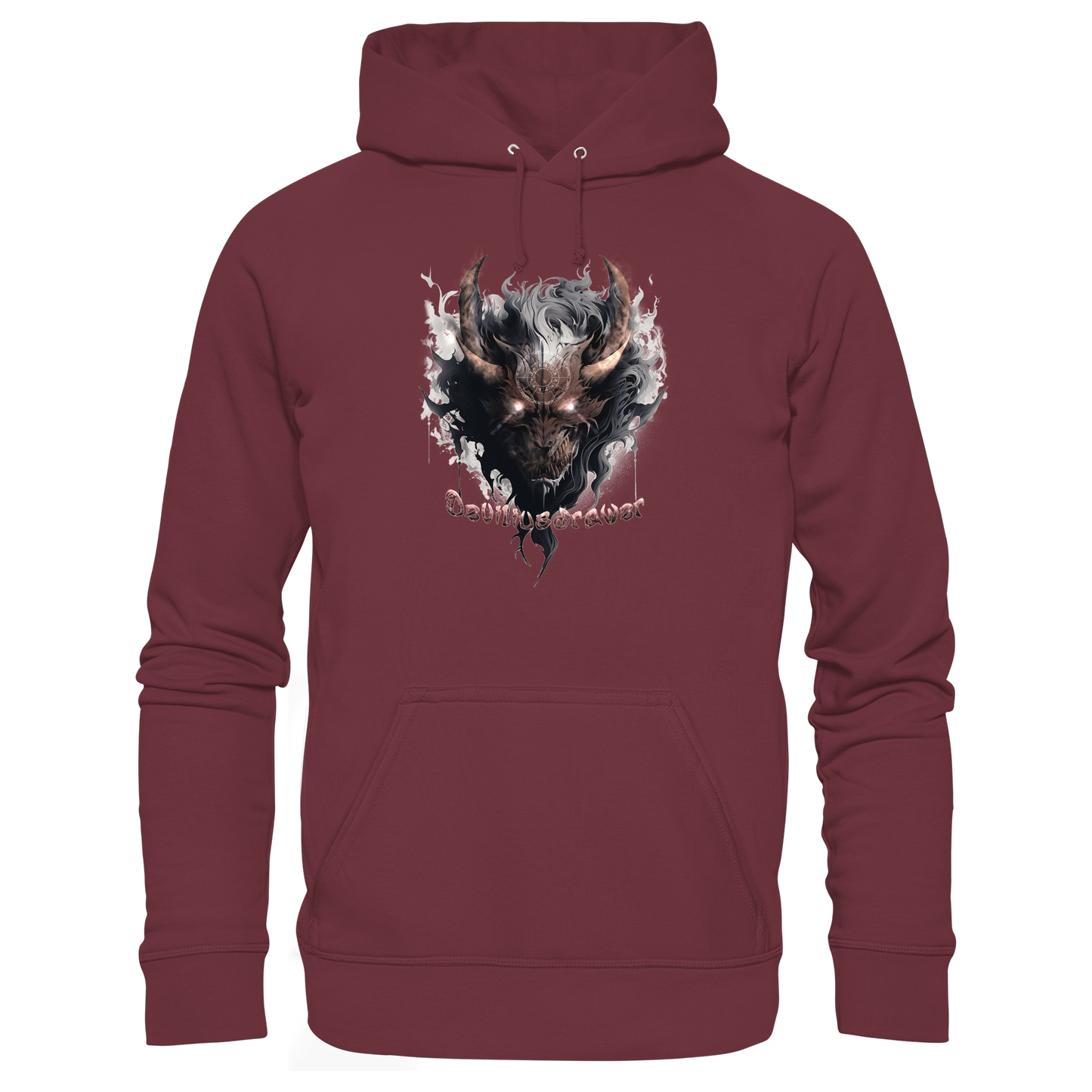Deviliusdrawer Magic Redeyed Demon - Organic Basic Hoodie