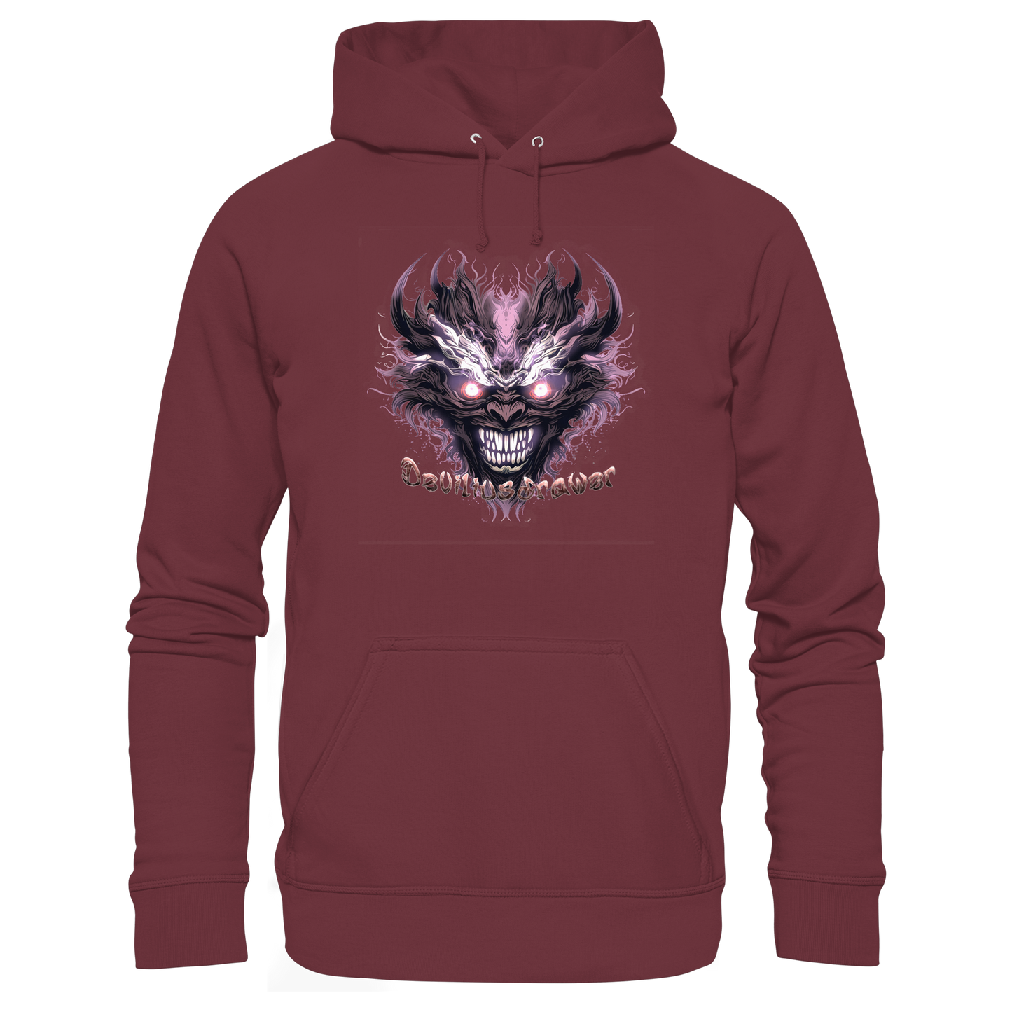 Deviliusdrawer Crazy Mask - Organic Basic Hoodie