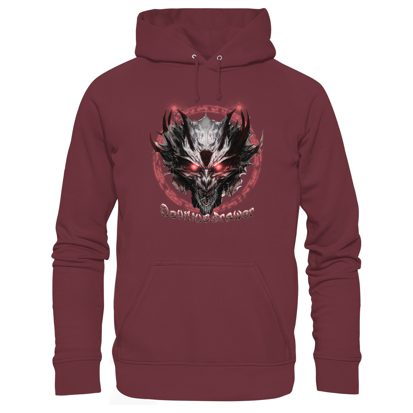 Deviliusdrawer Magic Glow Devil - Organic Basic Hoodie