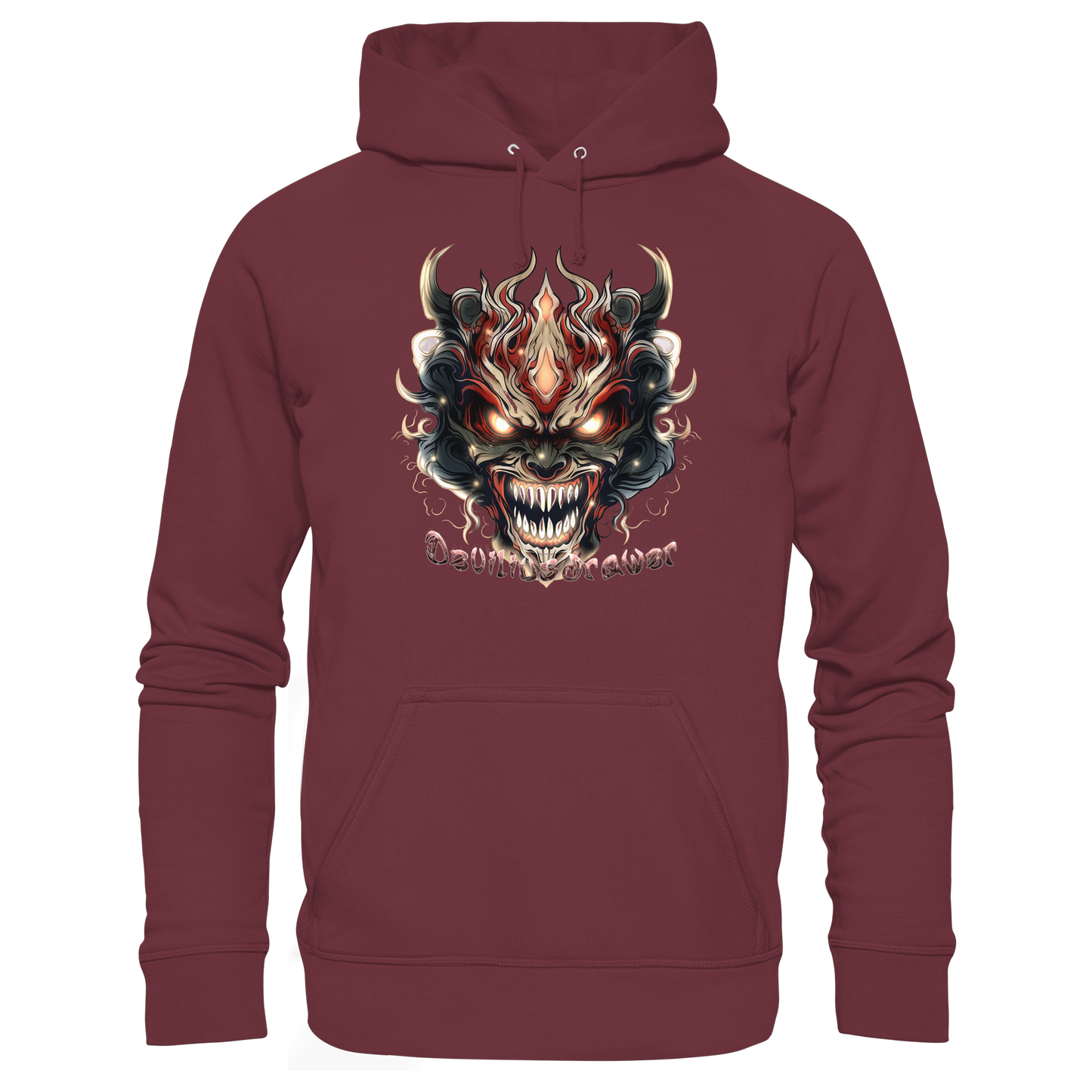 Deviliusdrawer Evil Vamp Mask - Organic Basic Hoodie