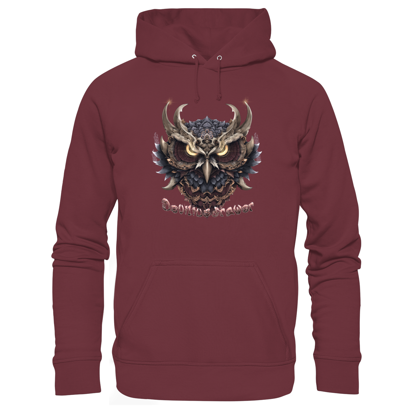 Deviliusdrawer Golden Owl - Organic Basic Hoodie