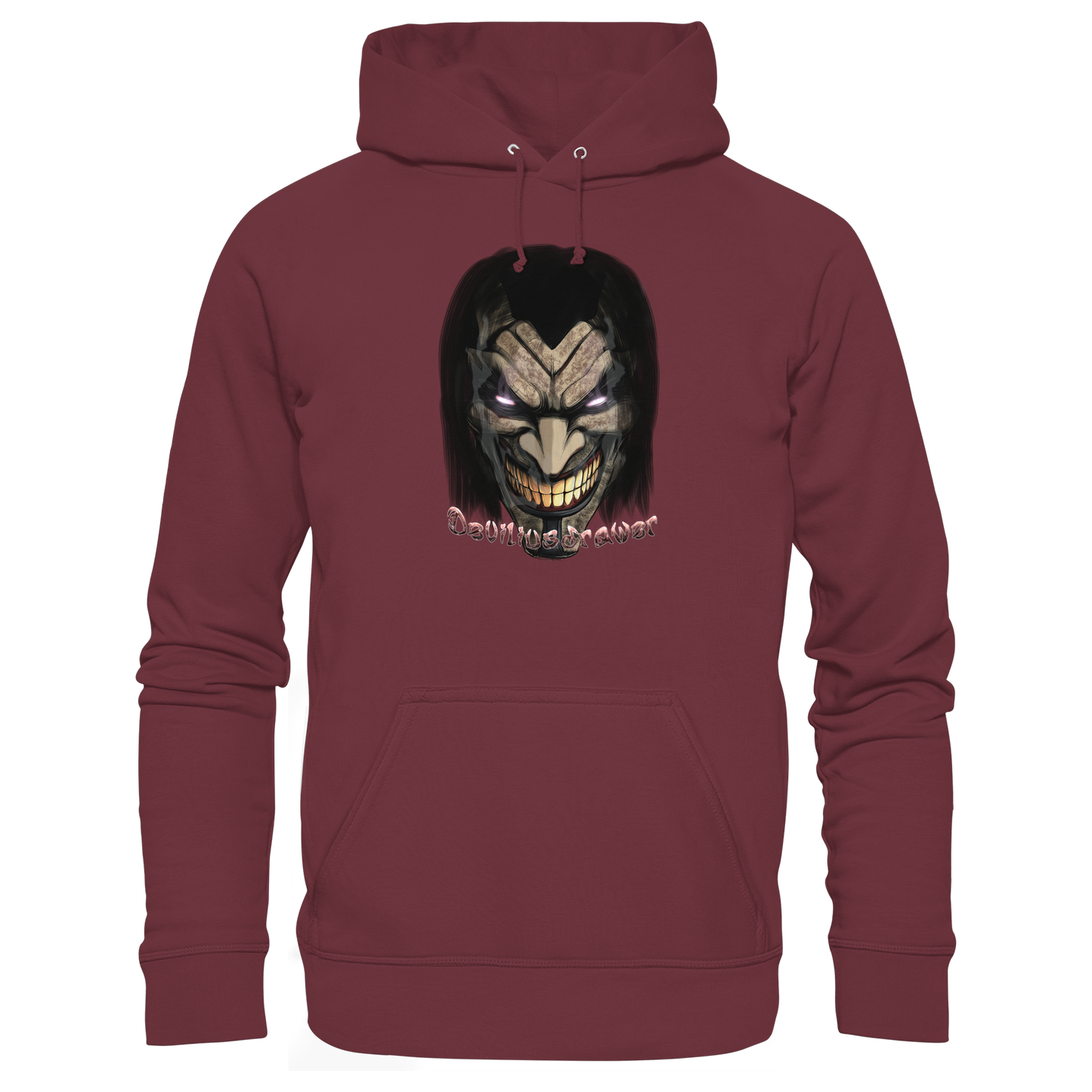 Deviliusdrawer Smiling Devil - Organic Basic Hoodie