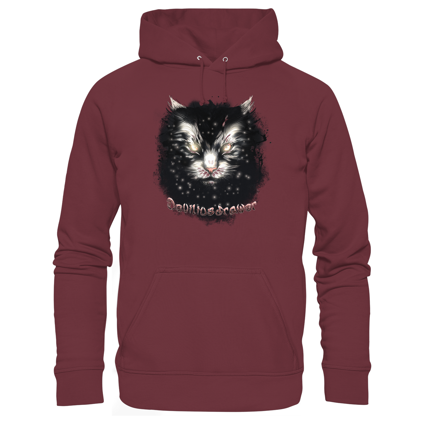 Deviliusdrawer Star Cat - Organic Basic Hoodie
