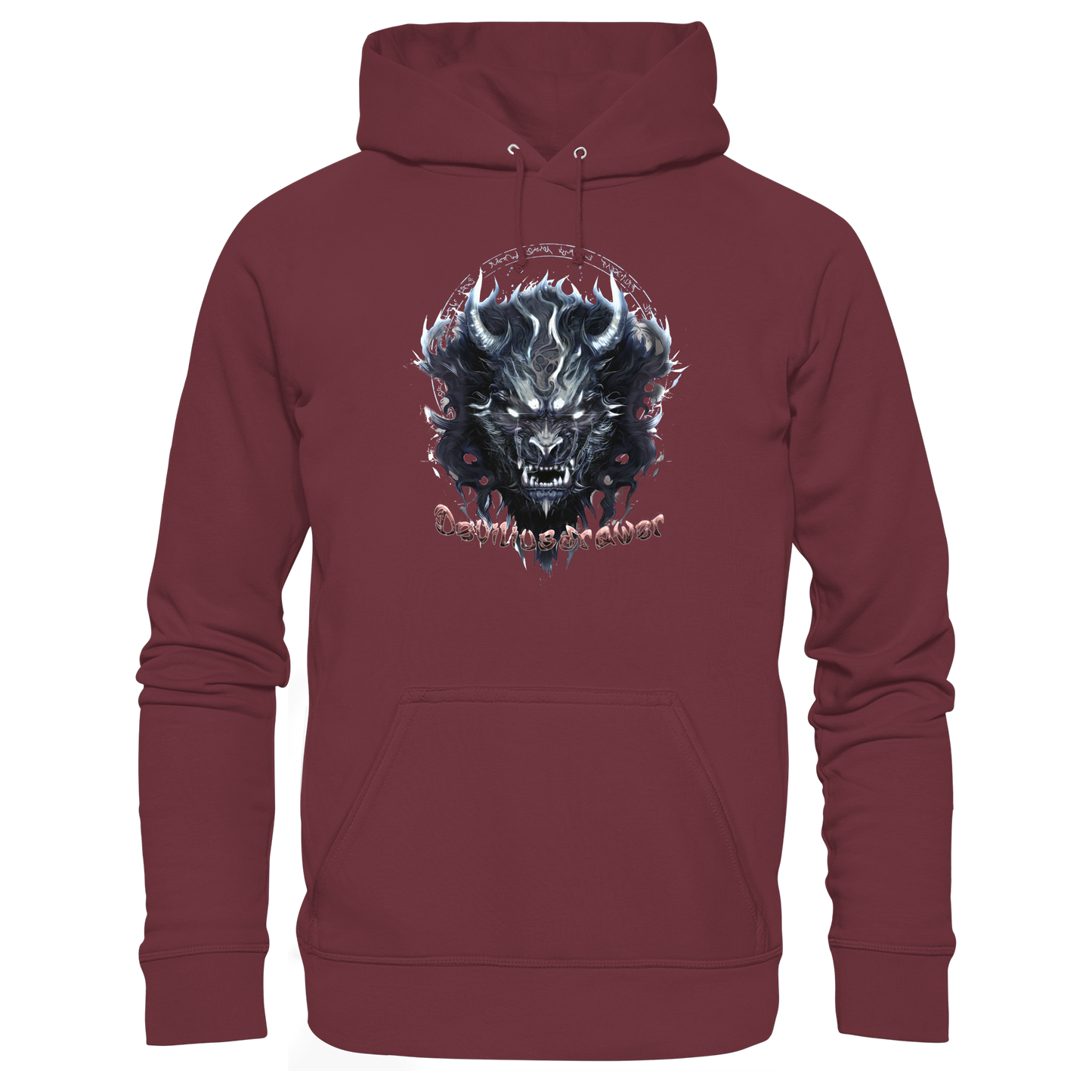 Deviliusdrawer Dark Wolf Mask - Organic Basic Hoodie