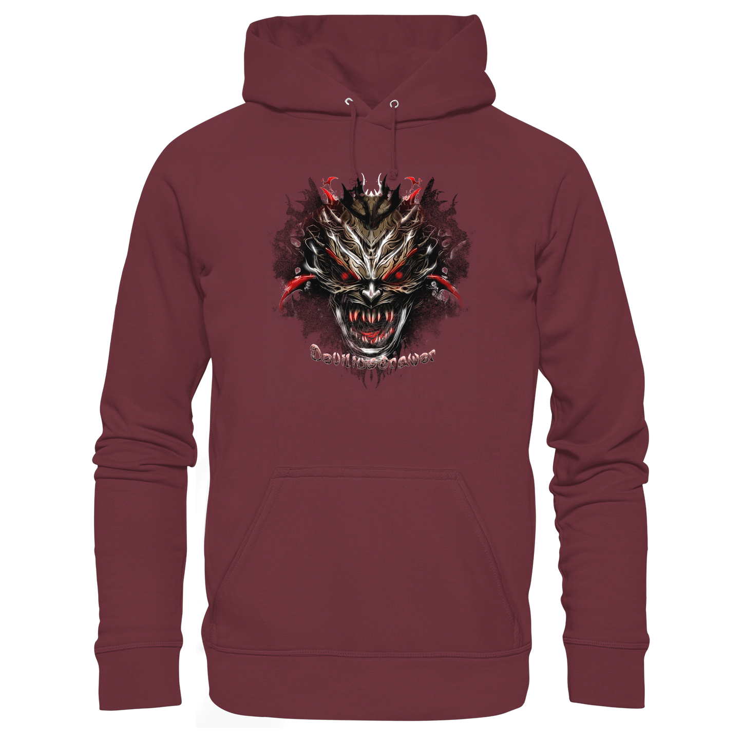Deviliusdrawer Dark Redeyed Devil - Organic Basic Hoodie