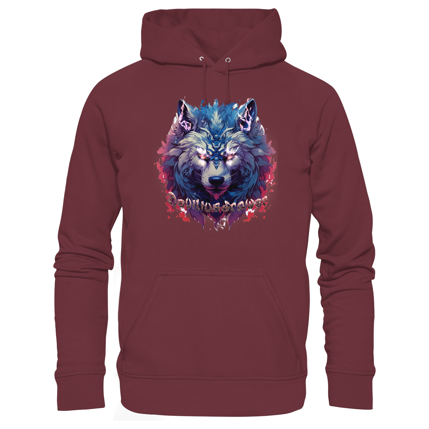 Deviliusdrawer Magic Wolf - Organic Basic Hoodie