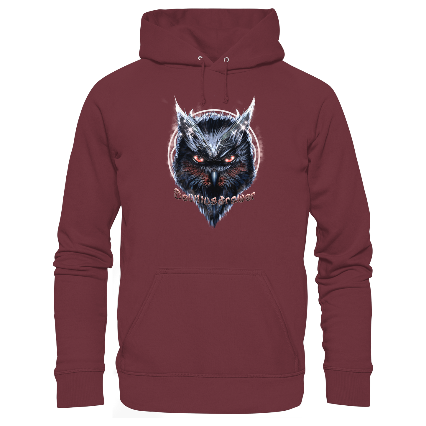 Deviliusdrawer Fire Owl - Organic Basic Hoodie