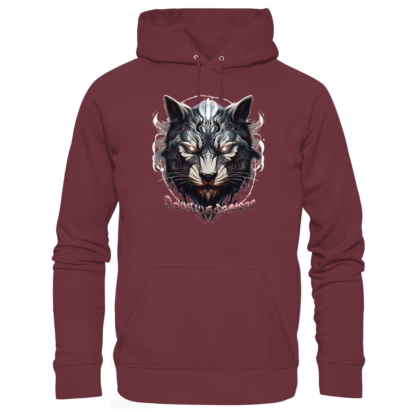 Deviliusdrawer Wolfcat - Organic Basic Hoodie
