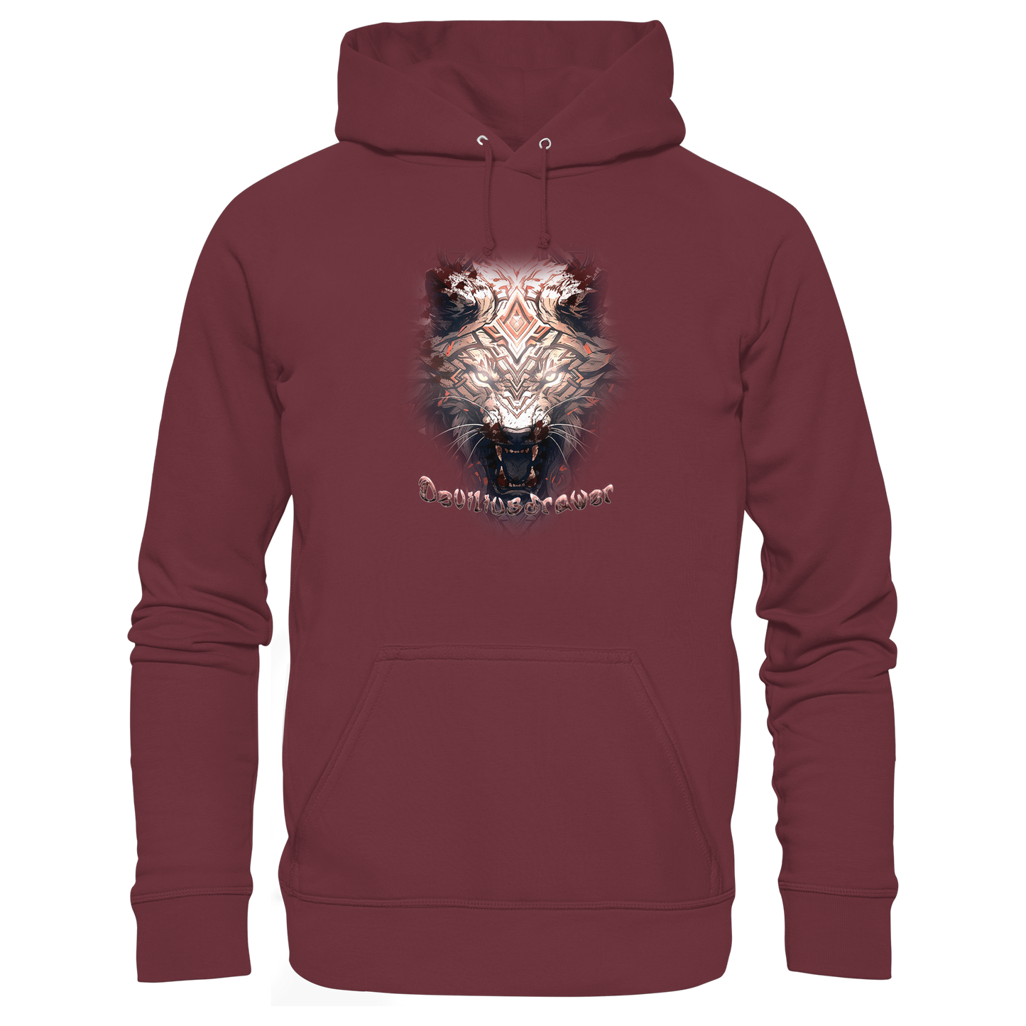 Deviliusdrawer Gold Metal Tiger - Organic Basic Hoodie