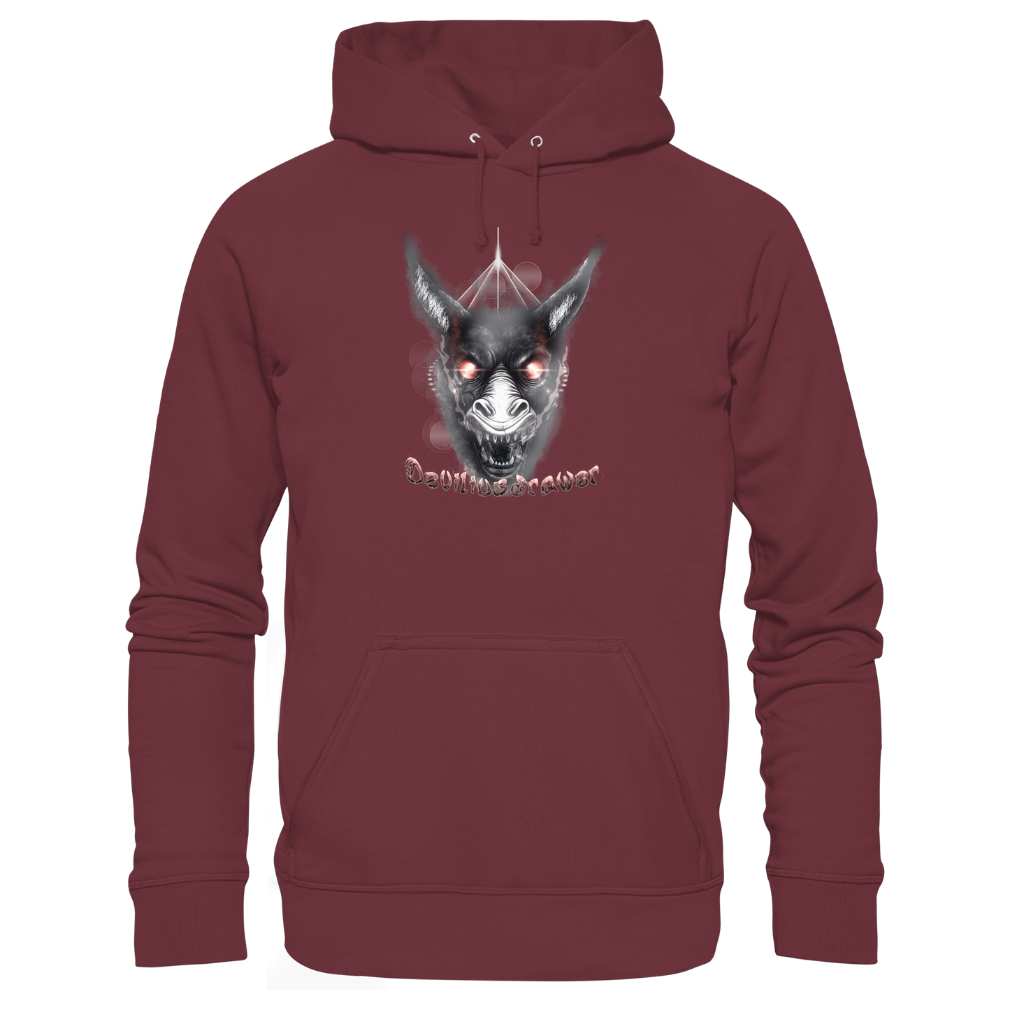 Deviliusdrawer Evil Donkey - Organic Basic Hoodie
