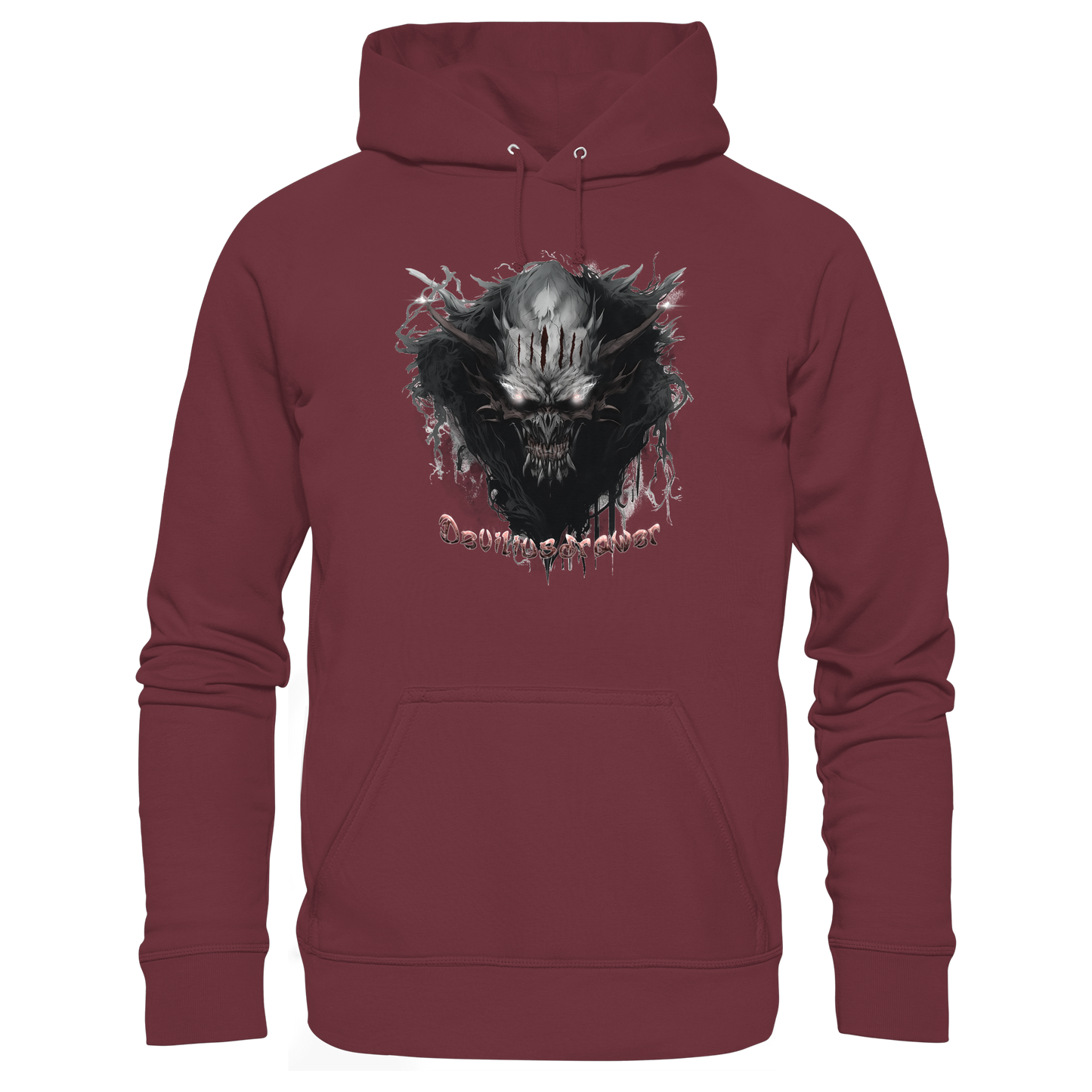 Deviliusdrawer Dark Smoke Demon - Organic Basic Hoodie
