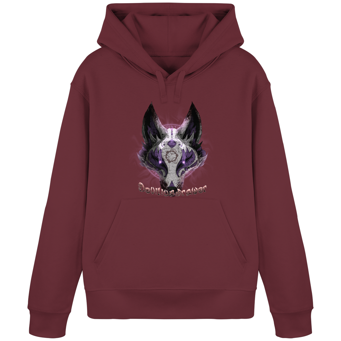 Deviliusdrawer Dark Kitsune - Organic Basic Hoodie