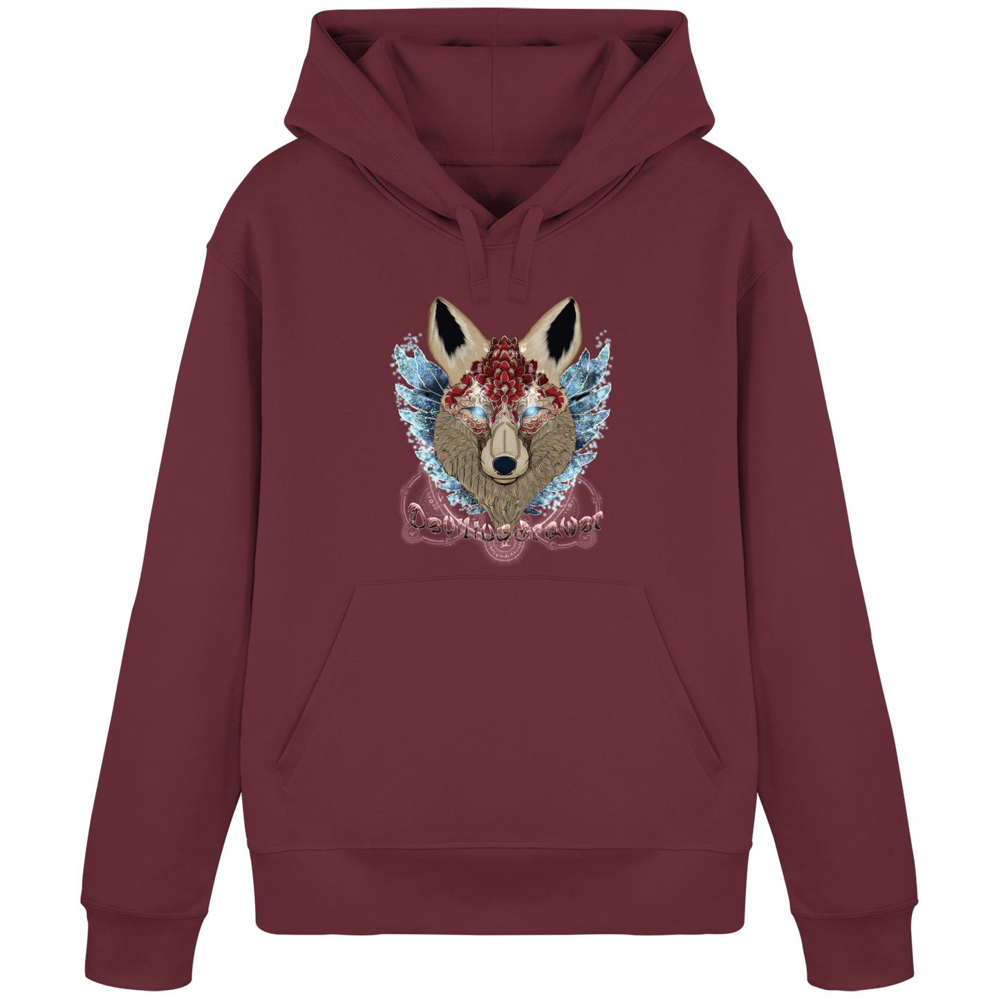 Deviliusdrawer Diamond Kitsune - Organic Basic Hoodie