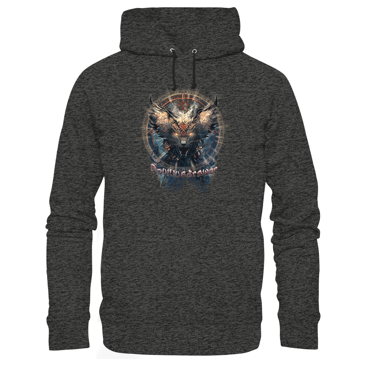 Deviliusdrawer Dark Magic Wolf - Organic Basic Hoodie